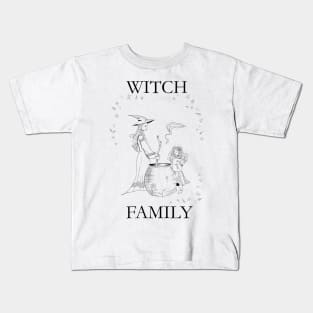 Witch Family Kids T-Shirt